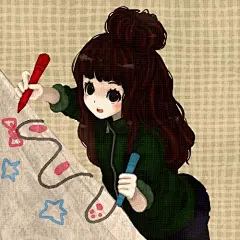 清新淡雅的女孩唯美插画图片分享 - 插画图片_插画师_插画壁纸_场景插画