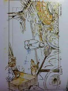 【珍藏】庞大的千与千寻手绘原稿_看图_千与千寻吧_百度贴吧