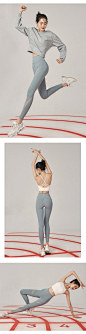 暴走的萝莉紧身裤提臀弹力健身裤女运动蜜桃臀跑步速干训练瑜伽裤-tmall.com天猫
