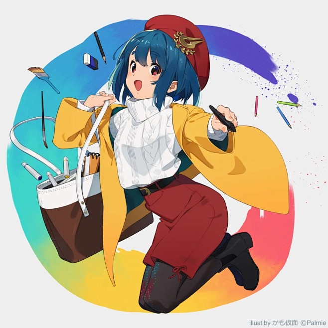 かも仮面 日本插画师