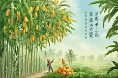 岭南田园风光画作欣赏图片