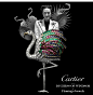Cartier - "Le Style et l'Histoire", Grand Palais, Paris : Artworks designed for the «Cartier, Le Style et l’Histoire» exhibition at the Grand Palais in Paris.