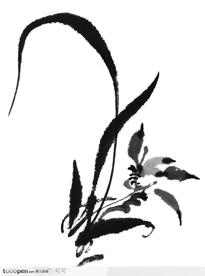 舞花-墨兰叶(1)