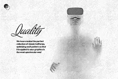 10款经典复古潮流艺术点阵低保真半调肌理图像照片滤镜特效ps动作下载_颜格视觉