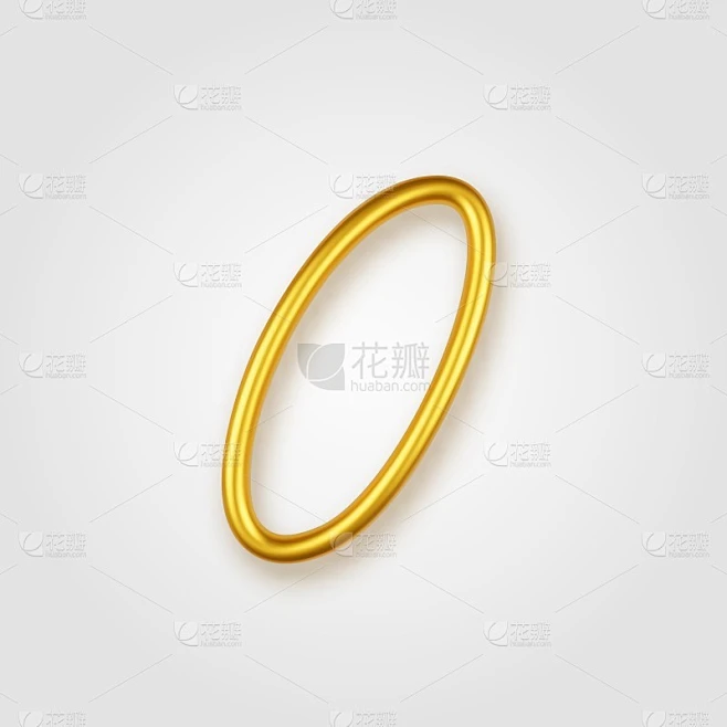 黄金3d现实数字0标志上的灯光背景。素材-花瓣网