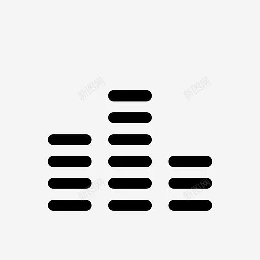 均衡器音频均衡图标 UI图标 设计图片 免费下载 页面网页 平面电商 创意素材-花瓣网