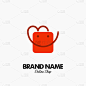 shopping bag logo design business concept icon