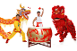 乐器,舞蹈,龙,舞龙,舞狮_aa0c56aa2_舞龙舞狮_创意图片_Getty Images China