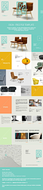 DSGN - Free .PSD Template by michele cialone, via Behance: 