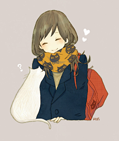 灿烂千阳◕‿◕采集到人物插画 