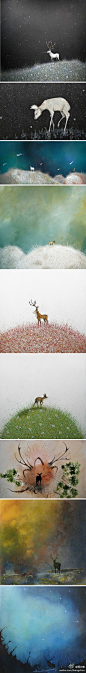 美鹿集，旷野意境之美。作者：Scott Belcastro