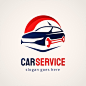 Vector auto service logo template