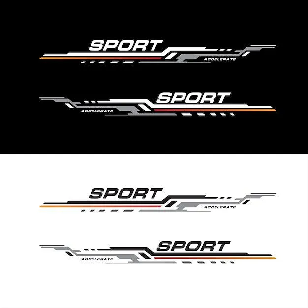 Premium Vector | Sport racing stripes car stickers modification body ...