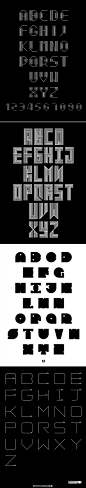 四款英文字体设计