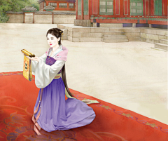 日不西城采集到古风女未 扣
