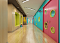 Nanjing 61 Space Preschool and Kindergarten Design : This is a high quality preschool interior design for 0-6years kids , designed by 61 space design company in nanjing china , all what we design is for high quality learning.  contact QQ 59079448 (David )