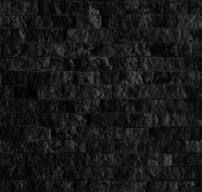 黑色墙砖材质贴图