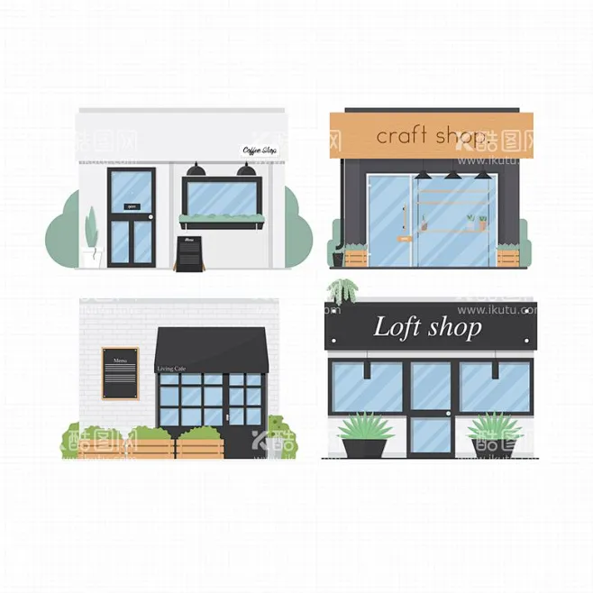 店面设计图 - 源文件下载【酷图网】店面,设计图,店面设计,门面设计,商店,-花瓣网