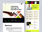 Online Payment Website by Rakib Kowshar for Orizon: UI/UX Design Agency on Dribbble 时尚潮流风，荧光黄
