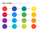 Material Design Colour Palette : Colour palette from Google's Material Design