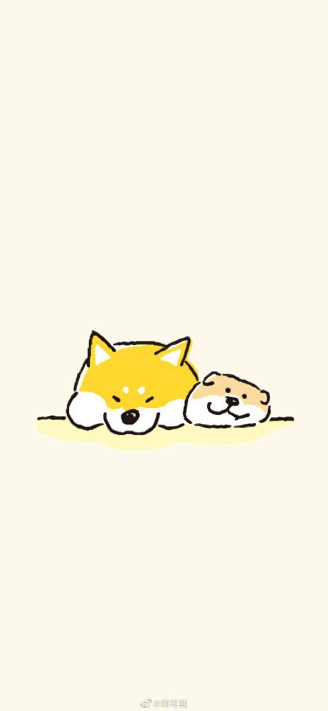 柯基插画壁纸头像