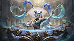LOL英雄联盟 琴瑟仙女 琴女 娑娜 Sona 玉剑传说 琴仙子 至臻 4K壁纸