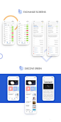 金融股票钱包iOS UI工具包下载BlockChain Wallet UI Kit_v6设计素材-高品质psd素材,矢量素材,高清图片,设计资源下载