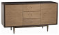 Trenton Lacquered/Veneer Wood Console traditional buffets and sideboards