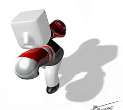 3D拳击手PSD图片素材