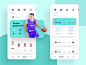 Sportscore app - Serbia basketball clean mobile app design basketball player sports basketball ui design ui