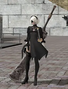 官方建模师介绍了《尼尔 自动人形》2B的制作过程_多玩ps4专区