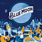 Blue Moon Beer Posters : Blue Moon Beer illustrated posters for Millers Coors Brewery