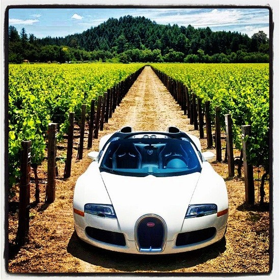 Bugatti Veyron in a ...
