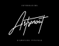 Astronout Signature Font