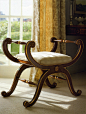 luxury furniture | Italian benches | room decor with Baroque style bench