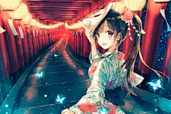 &lt; 浴衣とお面 &gt;
【浴衣 • 面具】
 (  Hiten◆3日目シ-75a )
 #pixiv http://www.pixiv.net/member_illust.php?illust_id=57793944&amp;mode=medium动漫 萌妹子 高清  萌 小清新  傲娇 百合 男头 女头 头像 萝莉 二次元 自截 男头 女头 情头 唯美 意境  暖色系 长发 短发 长裙 短裙 眼睛  暗黑系 堕落 插画 手绘 封面 眼镜娘 兽耳 少女 兔耳 吃货 花 精灵  涂鸦 版画 油画 色
