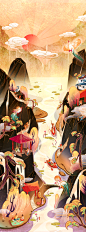 古道之行_一小串__插画师作品_涂鸦王国gracg.com