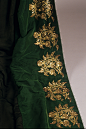 Gold embroidery on a court dress and train – Behind the Scenes