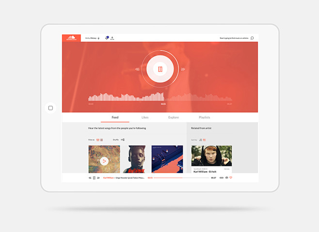 SoundCloud Redesign ...