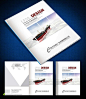 物流运输企业画册封面设计模板高清PSD素材广告