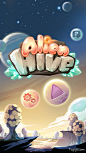 alien hive games游戏APP界面设计