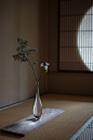 日本民间匠人的手工花器和花艺作品 ​​​​