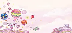插画,城堡,飞机,粉色背景,建筑,热气球,psd素材,海报banner,卡通,童趣,手绘图库,png图片,,图片素材,背景素材,17664北坤人素材@北坤人素材
