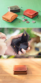 leather coin case | Duram Factory: 