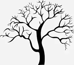 手绘树枝冬季雪景png免抠素材_新图网 https://ixintu.com 树枝 冬季 雪景