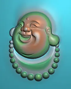 灰度图bmp电脑雕刻精雕图笑佛JPG白玉图浮雕图新款随行巧糖佛头-淘宝网