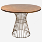 木质的圆形小桌子png免抠素材 质的 png素材 