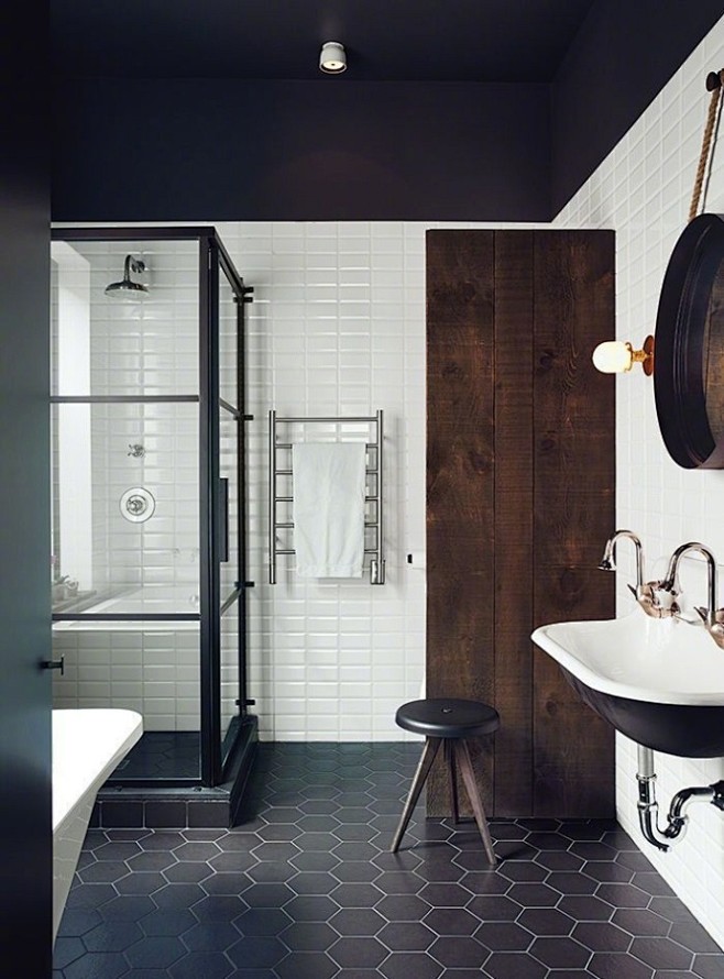 【Bathroom Trend】复古工业...