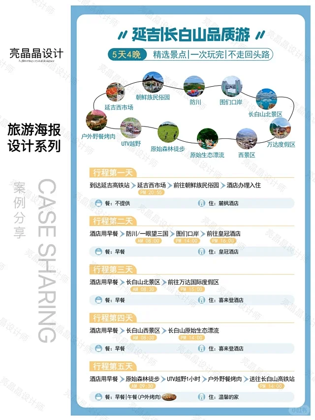 旅游行程安排设计，延吉+长白山旅游行程速览-花瓣网