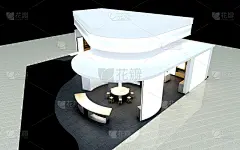 3d渲染展台设计